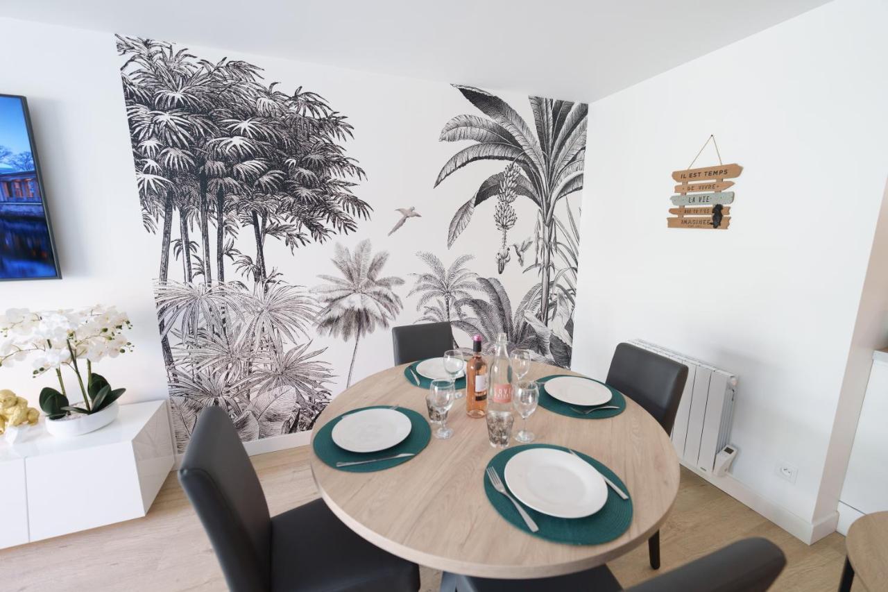 L'Escale Tropicale, Appartement Independant Avec Terrasse Privative Saint-Quentin  Exterior foto